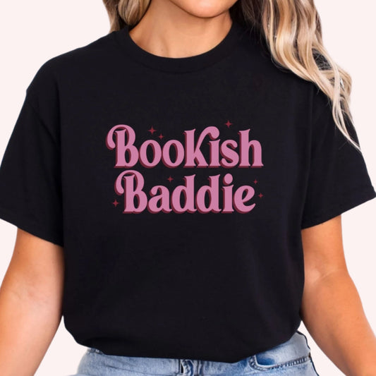 Bookish Baddie T-Shirt-Stripeypeach