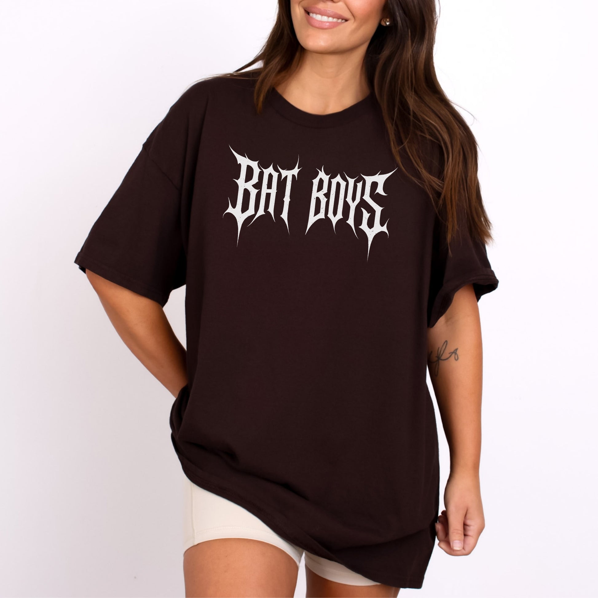 Bat Boys | Fantasy Book T-Shirt-Stripeypeach