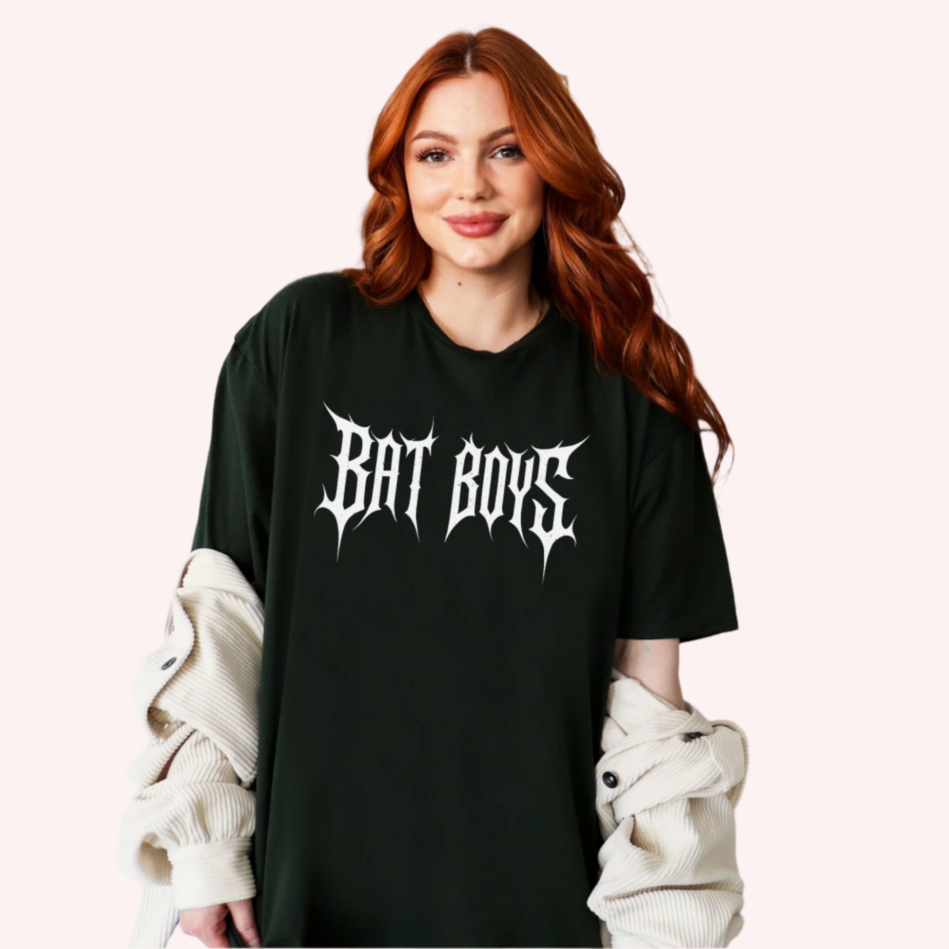 Bat Boys | Fantasy Book T-Shirt-Stripeypeach