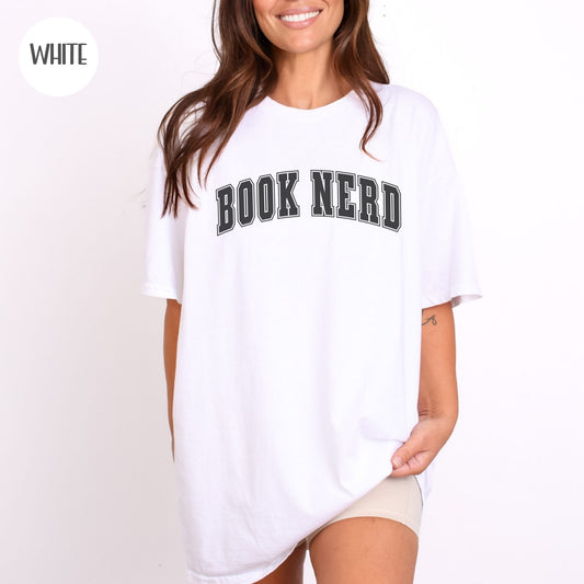 Book Nerd T-Shirt-Stripeypeach