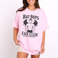Bat Boys Fan Club |Book T-shirt-Stripeypeach