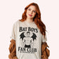 Bat Boys Fan Club |Book T-shirt-Stripeypeach