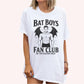 Bat Boys Fan Club |Book T-shirt-Stripeypeach