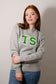 Organic Cotton Double Initial Patch Personalised Sweatshirt