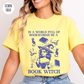 In a World Full of Bookworms Be a Book Witch T-Shirt-Stripeypeach