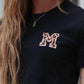 Organic Cotton Single or Double Initials Animal Print Patch - Personalised T-Shirt