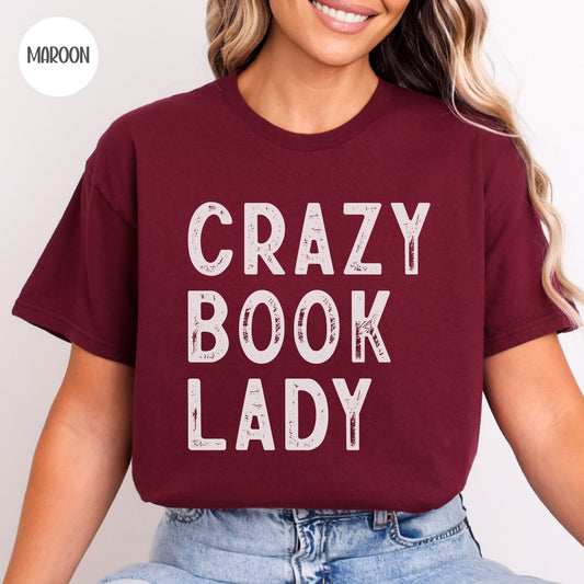 Crazy Book Lady T-Shirt