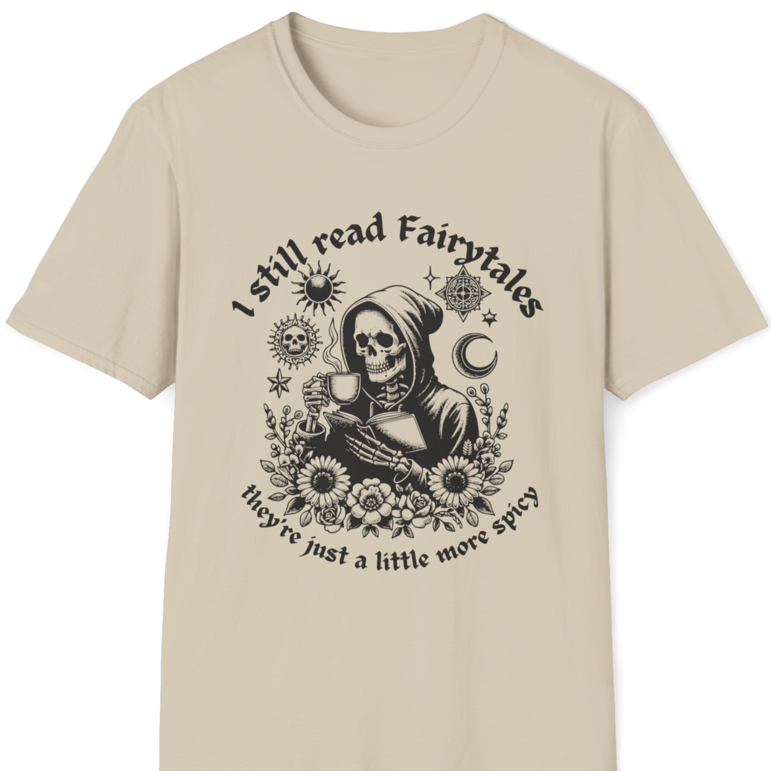 I Still Read Fairytales T-shirt-Stripeypeach