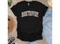 Booktrovert Tshirt - minimal typography design in collegiate colorful pastel font